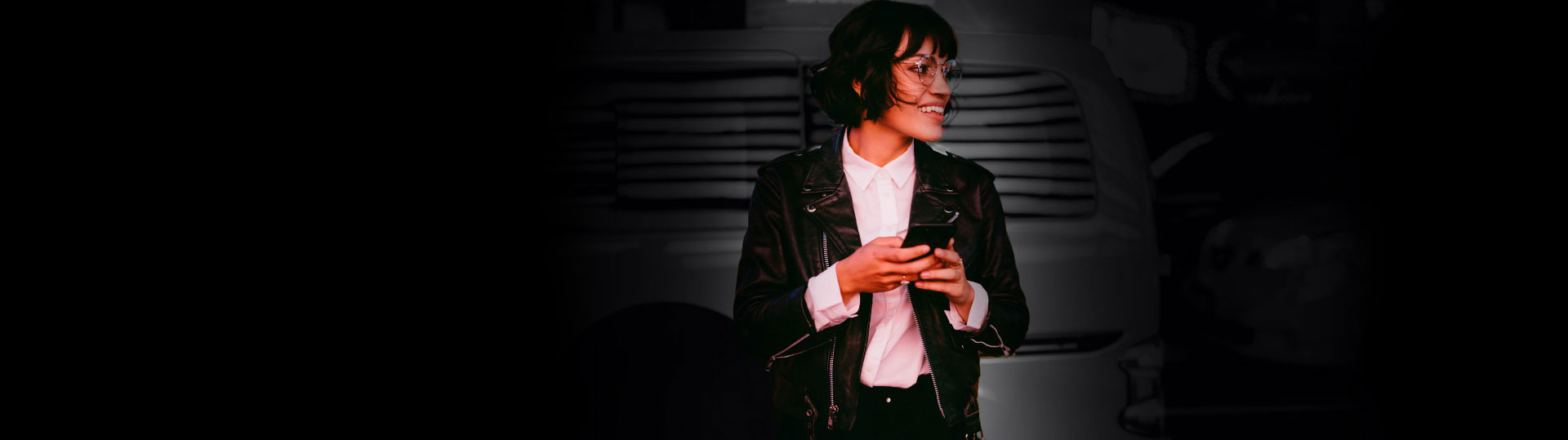 Woman using mobile phone