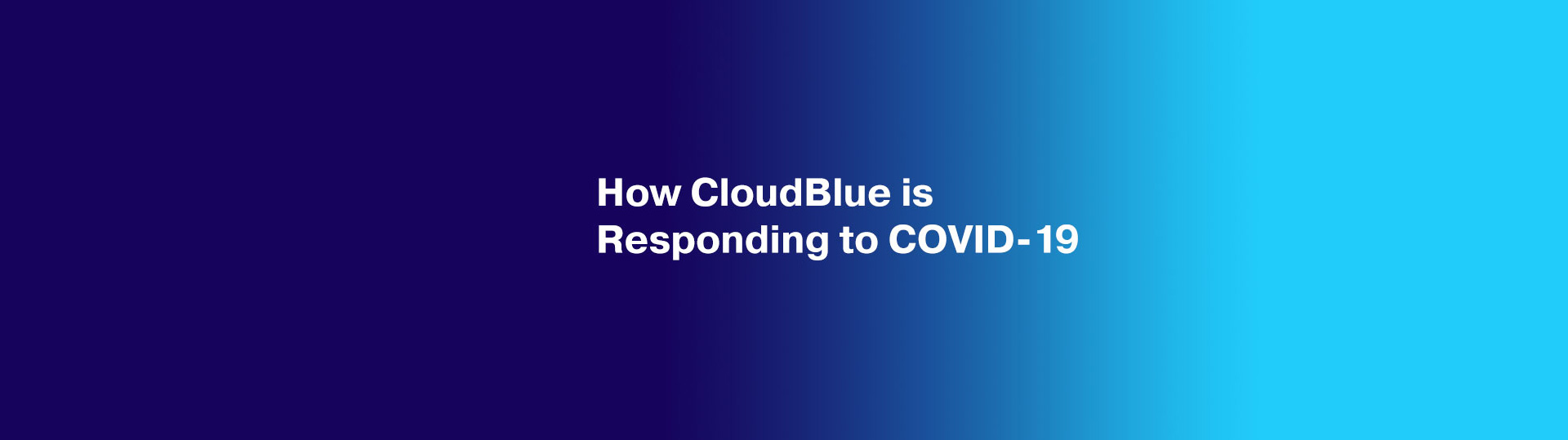 How CloudBlue is Responding to COVID-19