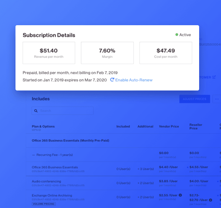Recurring Subscription