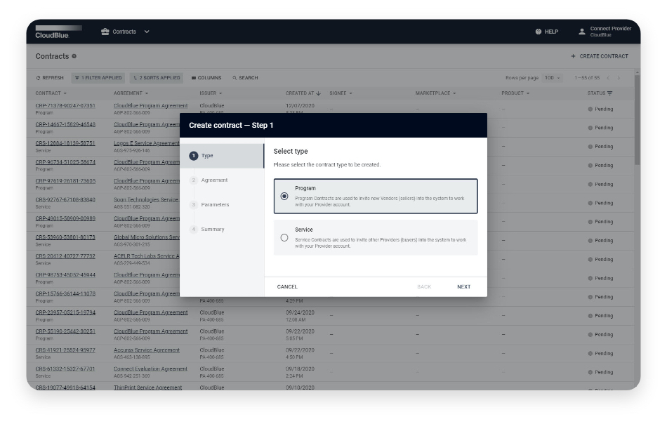 Manage digital agreements and contracts